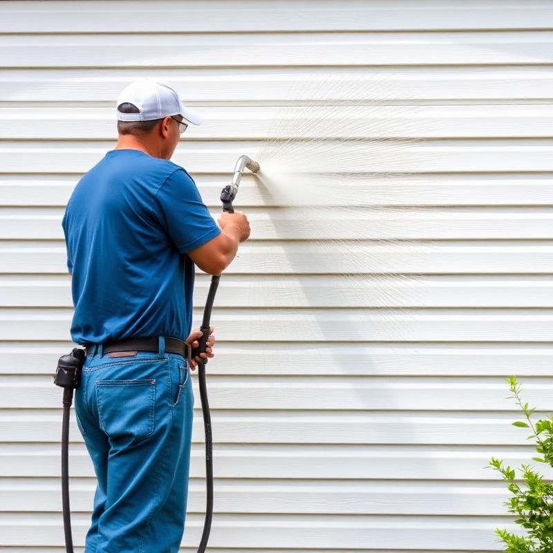 Pressure washing project 1